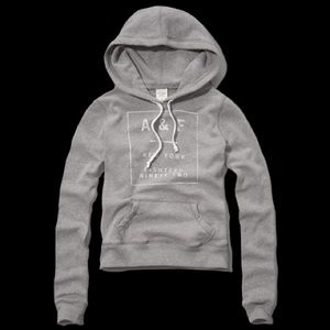 Grey Abercrombie and Fitch Hoodie